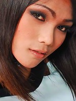 Ladyboy with super model body stripping